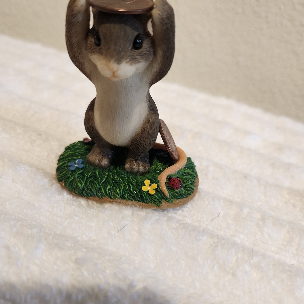 Charming Tails "Penny For Your Thoughts" Figurine